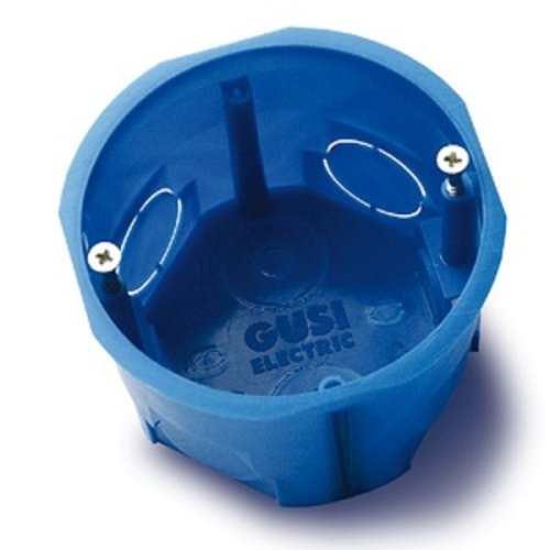 Коробка установочная GUSI СП 68x45мм С3М2 блочная синий картинка 